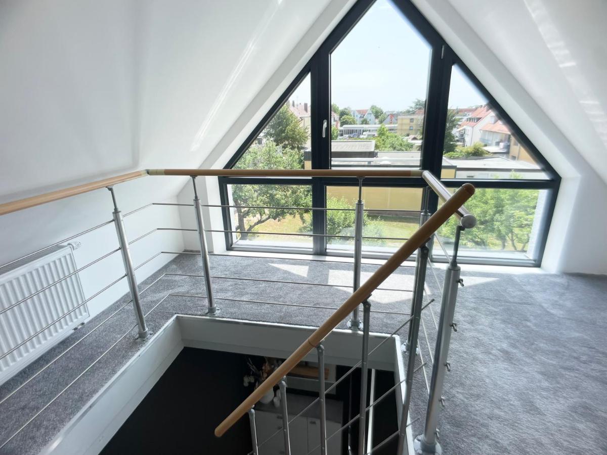 M-Style 04 Apartment Mit Balkon Und Gasgrill, 24H Self-Check-In, Free Parking, Netflix نورنبيرغ المظهر الخارجي الصورة
